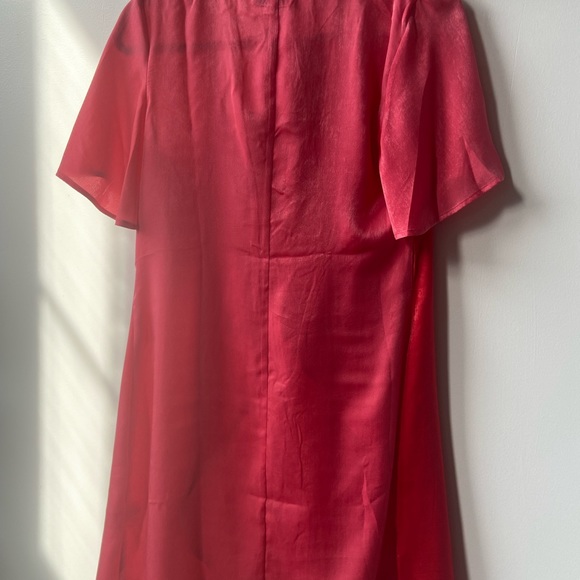 Never Fully Dressed pink and red wrap dress. NWT. - Picture 2 of 4